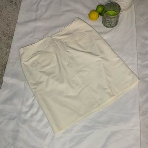 Off white midi skirt